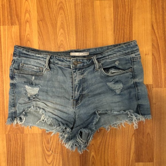 Denim Jean Shorts - Picture 1 of 2